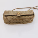 GUCCI GG Supreme Shoulder Bag patent 3 Set Beige Black Auth 154545-22