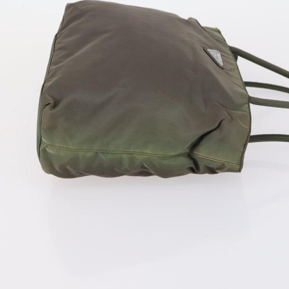 PRADA Sports Hand Bag Nylon Canvas 3 Set Green Black Auth 154548