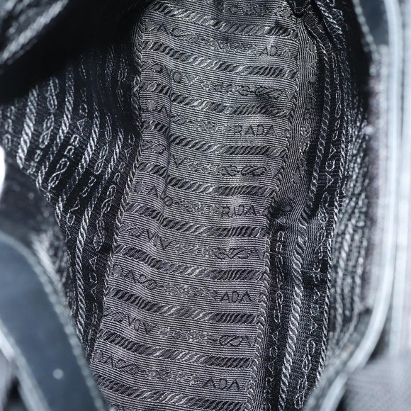 PRADA Sports Hand Bag Nylon Canvas 3 Set Green Black Auth 154548