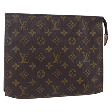 LOUIS VUITTON Monogram Poche Toilette 26 Pouch M47542 LV Auth 154572