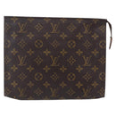 LOUIS VUITTON Monogram Poche Toilette 26 Pouch M47542 LV Auth 154572-13