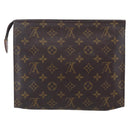 LOUIS VUITTON Monogram Poche Toilette 26 Pouch M47542 LV Auth 154572-2