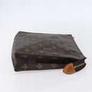 LOUIS VUITTON Monogram Poche Toilette 26 Pouch M47542 LV Auth 154572-4