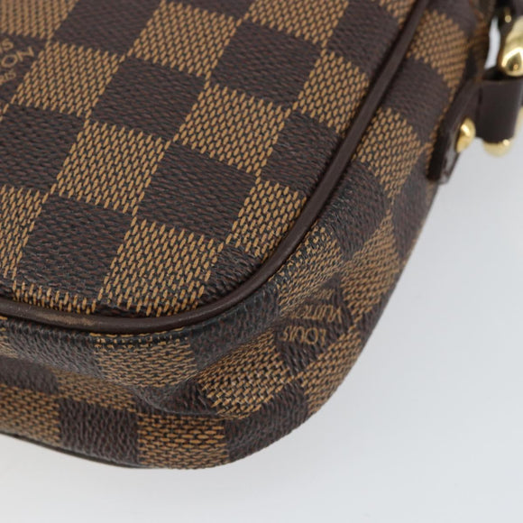 LOUIS VUITTON Damier Ebene Lift Shoulder Bag N60009 LV Auth 154575