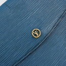 LOUIS VUITTON Epi Montaigne 27 Clutch Bag Blue M52655 LV Auth 154577-18