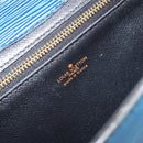 LOUIS VUITTON Epi Montaigne 27 Clutch Bag Blue M52655 LV Auth 154577-19