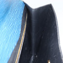 LOUIS VUITTON Epi Montaigne 27 Clutch Bag Blue M52655 LV Auth 154577-20