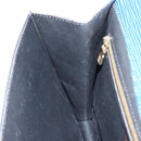 LOUIS VUITTON Epi Montaigne 27 Clutch Bag Blue M52655 LV Auth 154577-21