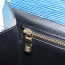 LOUIS VUITTON Epi Montaigne 27 Clutch Bag Blue M52655 LV Auth 154577-22
