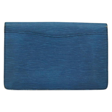 LOUIS VUITTON Epi Montaigne 27 Clutch Bag Blue M52655 LV Auth 154577 - 0