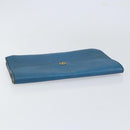 LOUIS VUITTON Epi Montaigne 27 Clutch Bag Blue M52655 LV Auth 154577-5