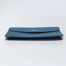 LOUIS VUITTON Epi Montaigne 27 Clutch Bag Blue M52655 LV Auth 154577-6