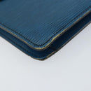 LOUIS VUITTON Epi Montaigne 27 Clutch Bag Blue M52655 LV Auth 154577-15