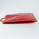 LOUIS VUITTON Monogram Vernis Stanton Tote Bag Red M91078 LV Auth 154578-5