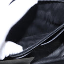 BALLY Hand Bag Leather Black Gold Auth 154580-22