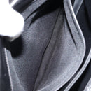 BALLY Quilted Hand Bag Leather Black gold Auth 154581-23