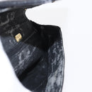 BALLY Quilted Chain Shoulder Bag Leather Black Gold Auth 154582-19