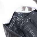 BALLY Quilted Chain Shoulder Bag Leather Black Gold Auth 154582-20