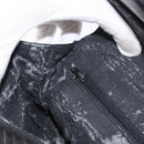 BALLY Quilted Chain Shoulder Bag Leather Black Gold Auth 154582-21