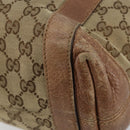 GUCCI GG Canvas Miss GG Tote Bag Beige Silver 342591 Auth 154584-12