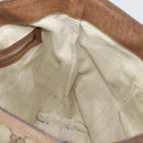 GUCCI GG Canvas Miss GG Tote Bag Beige Silver 342591 Auth 154584-17