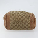 GUCCI GG Canvas Miss GG Tote Bag Beige Silver 342591 Auth 154584-9