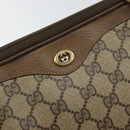 GUCCI GG Supreme Shoulder Bag PVC Beige Gold 97 02 068 Auth 154585-14
