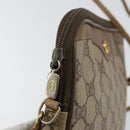 GUCCI GG Supreme Shoulder Bag PVC Beige Gold 97 02 068 Auth 154585-15