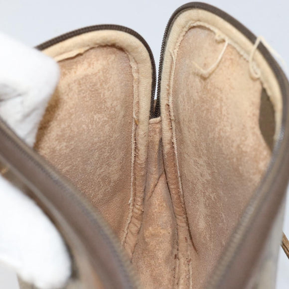 GUCCI GG Supreme Shoulder Bag PVC Beige Gold 97 02 068 Auth 154585