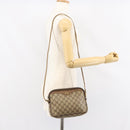 GUCCI GG Supreme Shoulder Bag PVC Beige Gold 97 02 068 Auth 154585-21