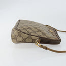 GUCCI GG Supreme Shoulder Bag PVC Beige Gold 97 02 068 Auth 154585-4