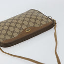 GUCCI GG Supreme Shoulder Bag PVC Beige Gold 97 02 068 Auth 154585-6