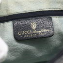 GUCCI GG Supreme Sherry Line Shoulder Bag PVC Navy Gold 010 378 Auth 154587-17