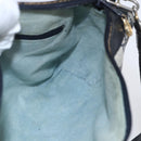 GUCCI GG Supreme Sherry Line Shoulder Bag PVC Navy Gold 010 378 Auth 154587-20