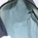 GUCCI GG Supreme Sherry Line Shoulder Bag PVC Navy Gold 010 378 Auth 154587-21