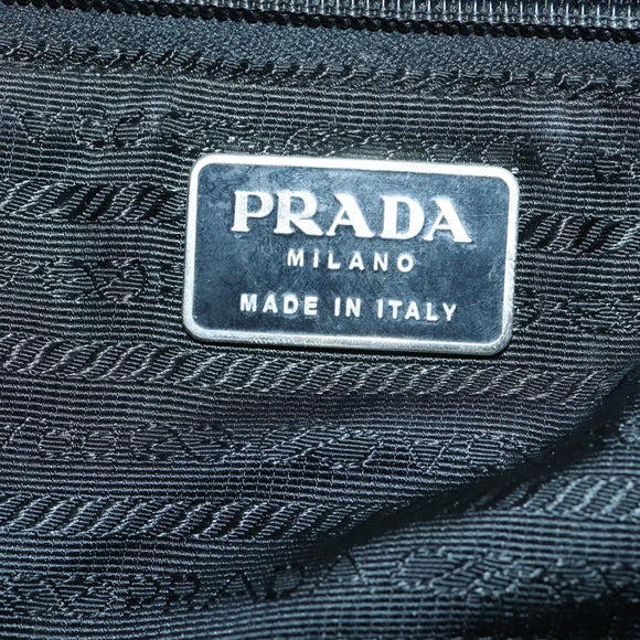 PRADA Backpack Nylon Green Silver Auth 154589