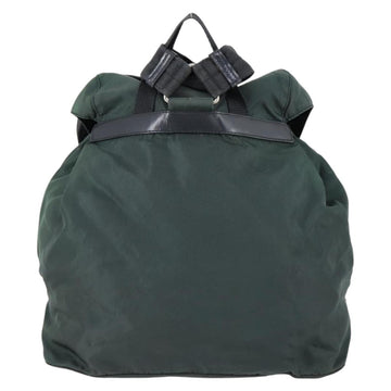 PRADA Backpack Nylon Green Silver Auth 154589 - 0