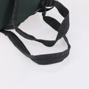 PRADA Backpack Nylon Green Silver Auth 154589-9