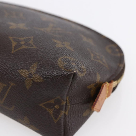 LOUIS VUITTON Monogram Pochette Cosmetic PM Pouch M43998 LV Auth 154592