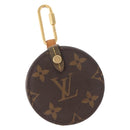 LOUIS VUITTON Monogram Round Case Coin Purse M68524 LV Auth 154593-1