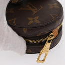 LOUIS VUITTON Monogram Round Case Coin Purse M68524 LV Auth 154593-14