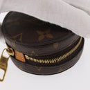 LOUIS VUITTON Monogram Round Case Coin Purse M68524 LV Auth 154593-15
