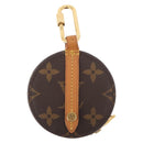 LOUIS VUITTON Monogram Round Case Coin Purse M68524 LV Auth 154593-2