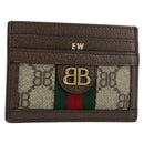 BALENCIAGA Hacker Project GUCCI Collaboration Card Case Leather Auth 154594-1