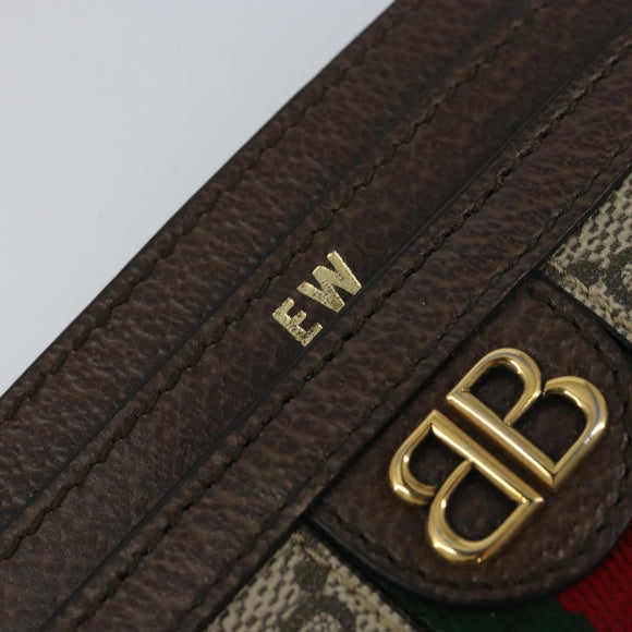 BALENCIAGA Hacker Project GUCCI Kollaboration Kartenetui Leder Auth 154594