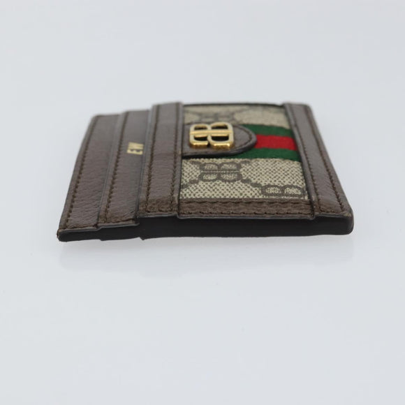 BALENCIAGA Hacker Project GUCCI Kollaboration Kartenetui Leder Auth 154594