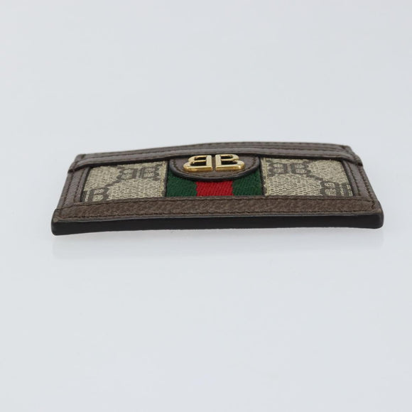 BALENCIAGA Hacker Project GUCCI Collaboration Card Case Leather Auth 154594