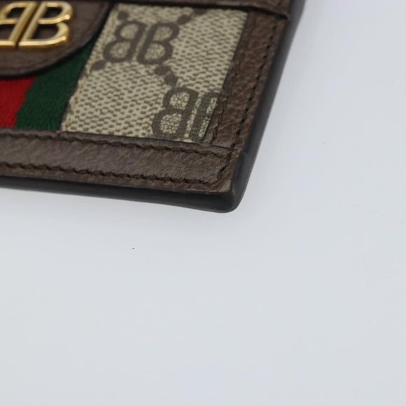 BALENCIAGA Hacker Project GUCCI Kollaboration Kartenetui Leder Auth 154594