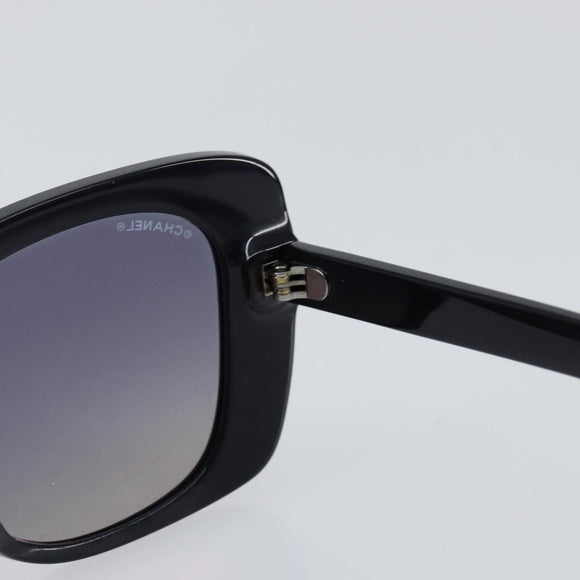 CHANEL Square Shape Eyewear Sunglasses plastic Navy 5422-B-A CC Auth 154595V