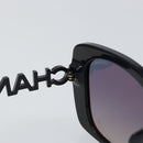 CHANEL Square Shape Eyewear Sunglasses plastic Navy 5422-B-A CC Auth 154595V-14